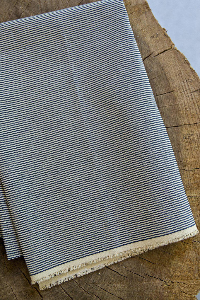 Cotton Tea Towel in Railroad Stripe