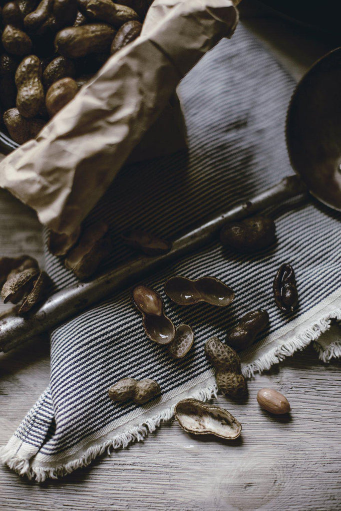 styled shot with boiled peanuts