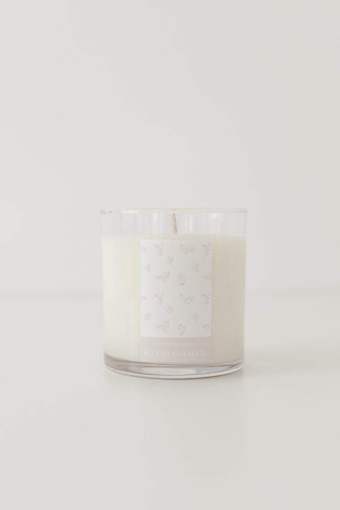 Hand Poured Soy Candle in Ditsy Bloom