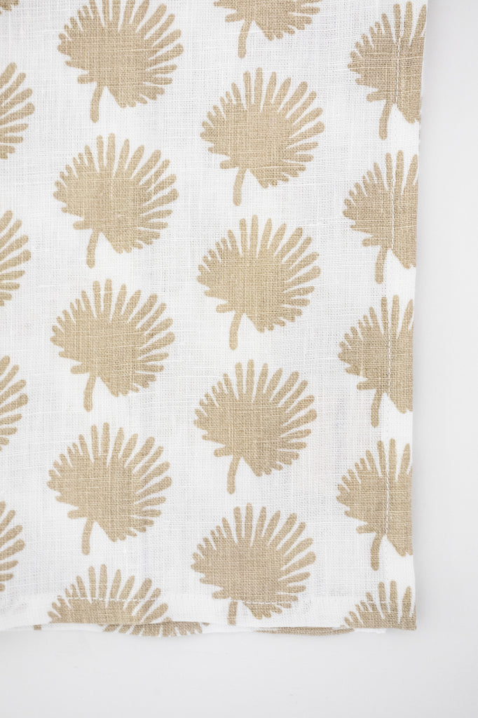 Linen Tea Towel in Palmetto by Heirloomed X BECASA