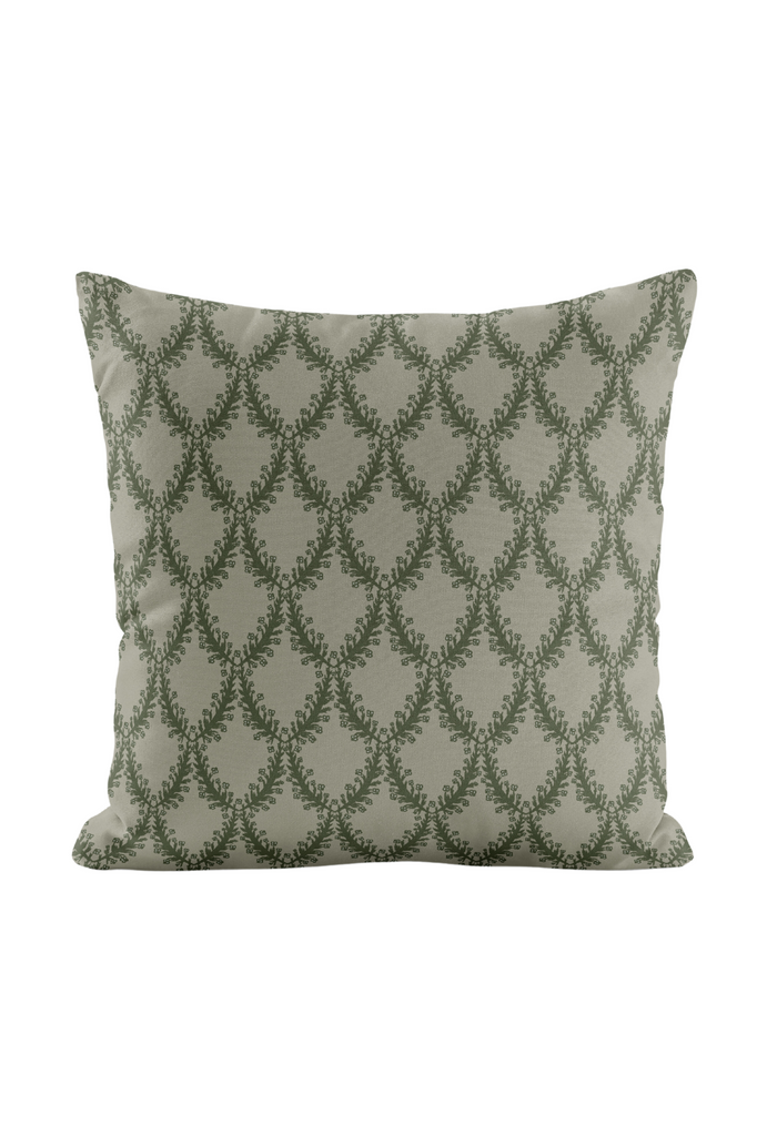 Designer Cushion - British Shield in Green