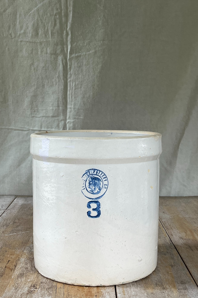 Vintage Louisville Pottery 3 Gallon Crock