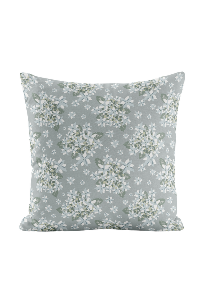 Designer Cushion - Summer Hydrangea in Blue