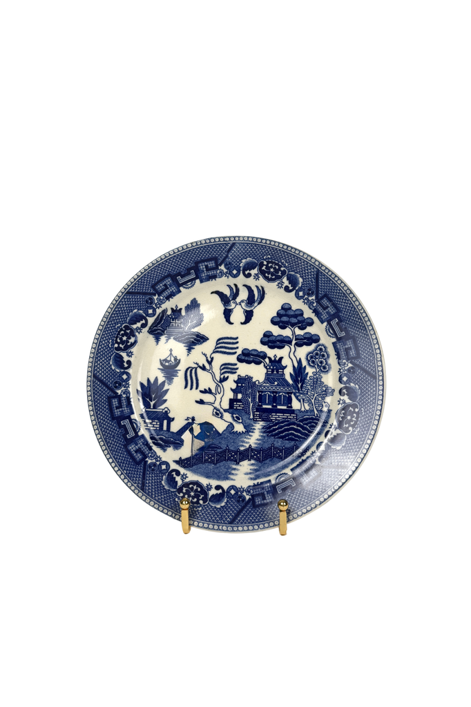 Vintage Blue Willow Style Plate B - Heirloomed