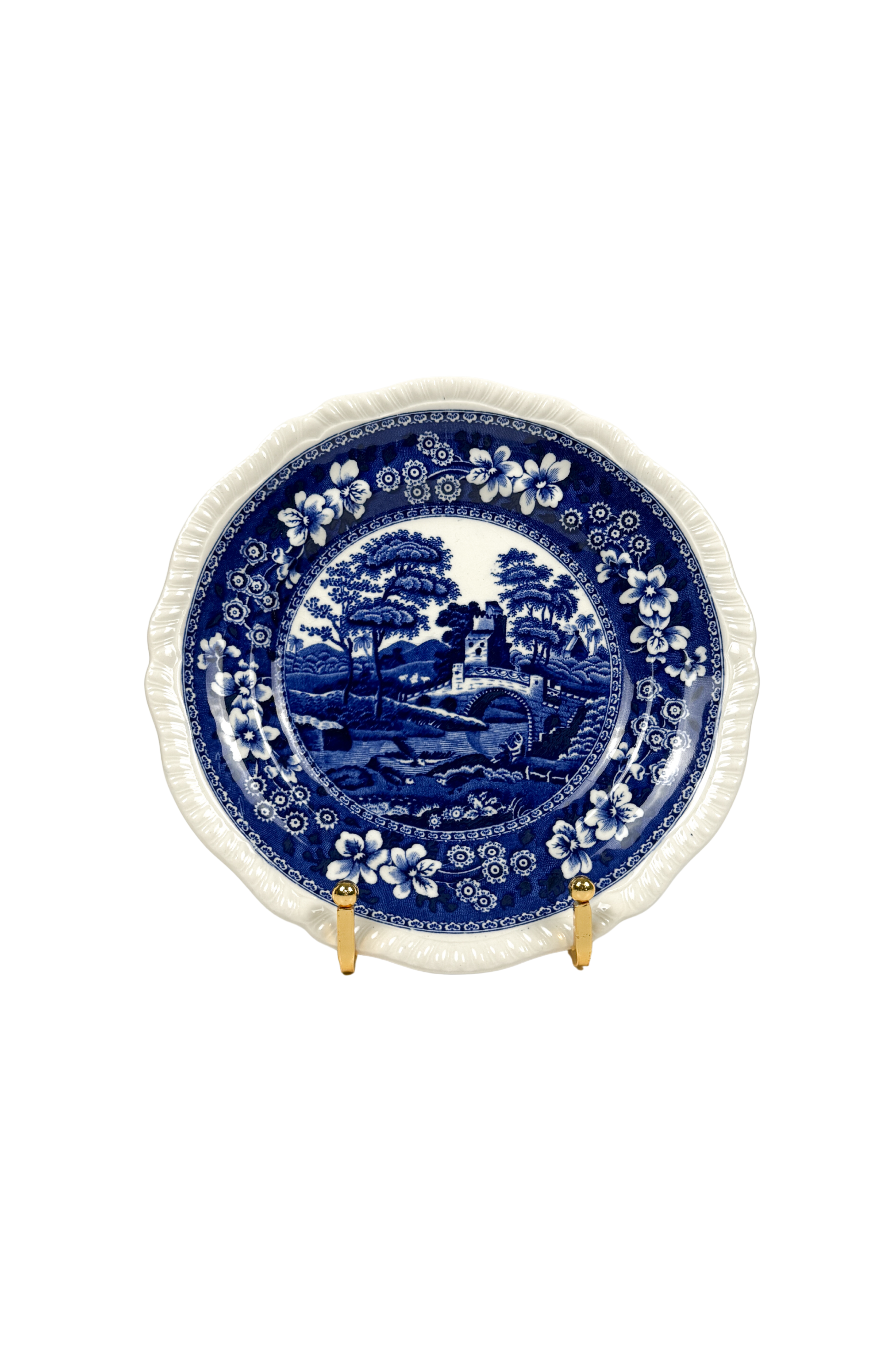 Copeland Spode “Tower” Blue Transferware Plate - Default Title