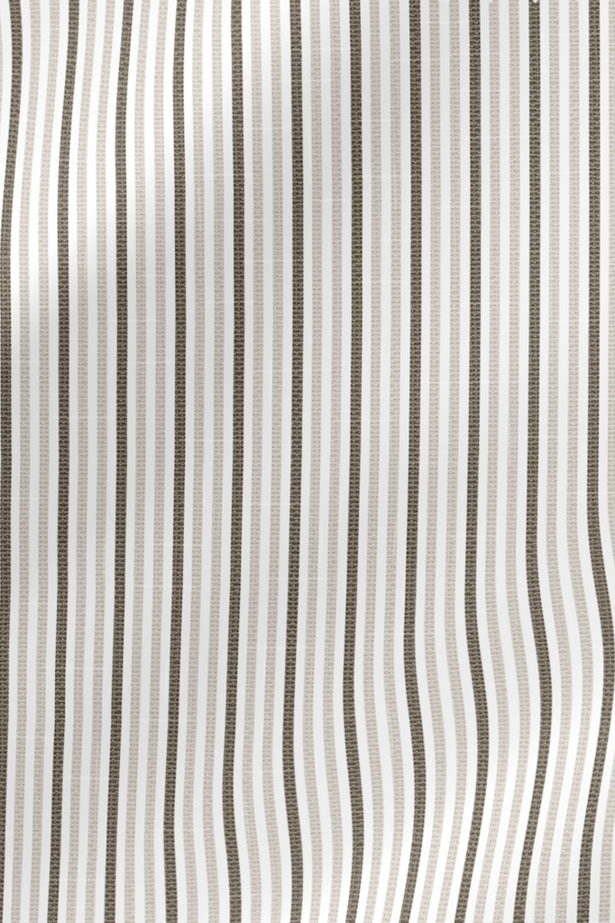 Designer Fabric - Two Tone Stripe in Neutral