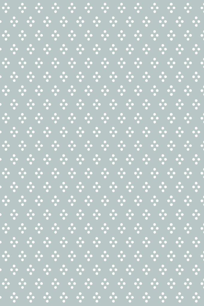 Designer Wallpaper - Vintage Dot in Light Blue