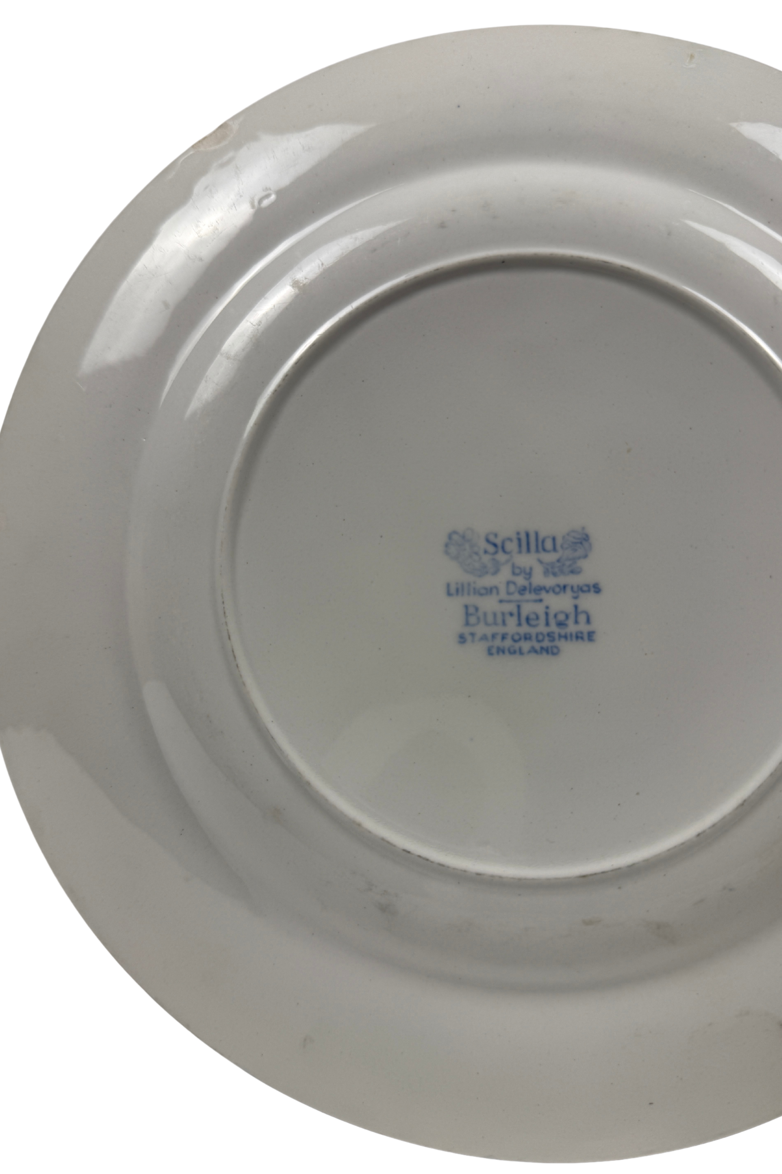 Vintage Burleigh Scilla Plate by Lillian Delevoryas - Heirloomed