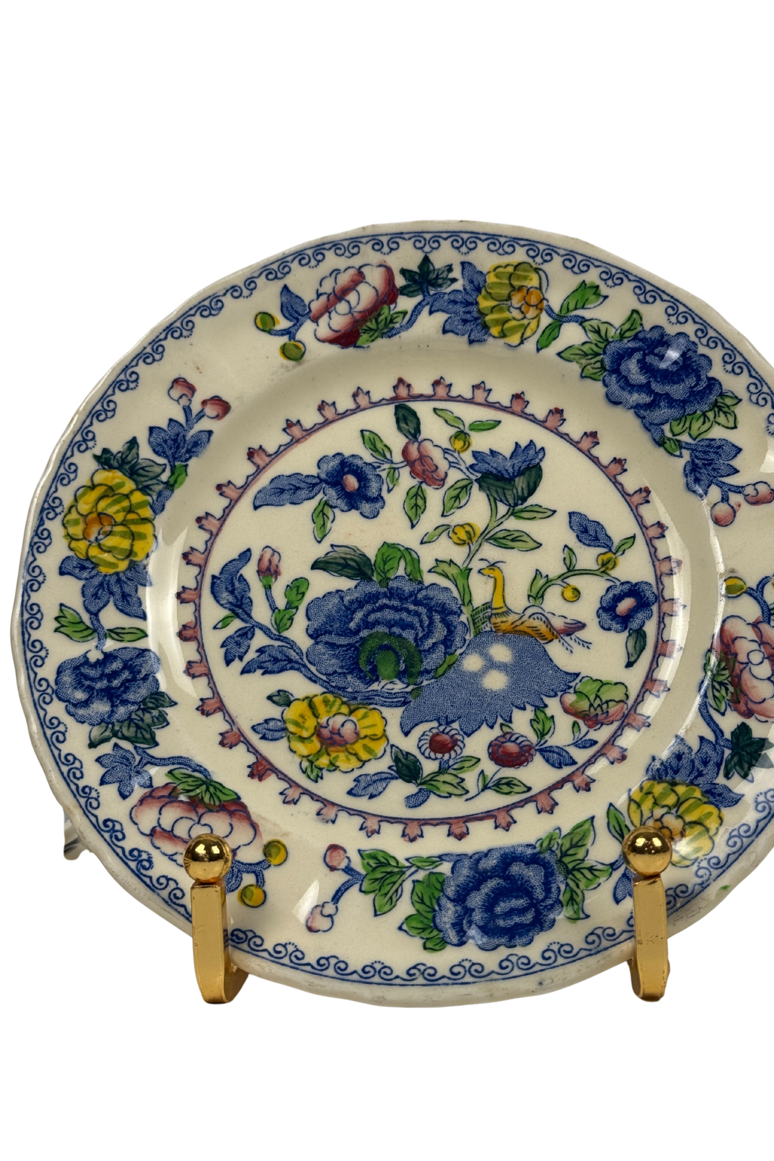 Vintage Mason's “Plantation Colonial” Ironstone Plates | Set of 4