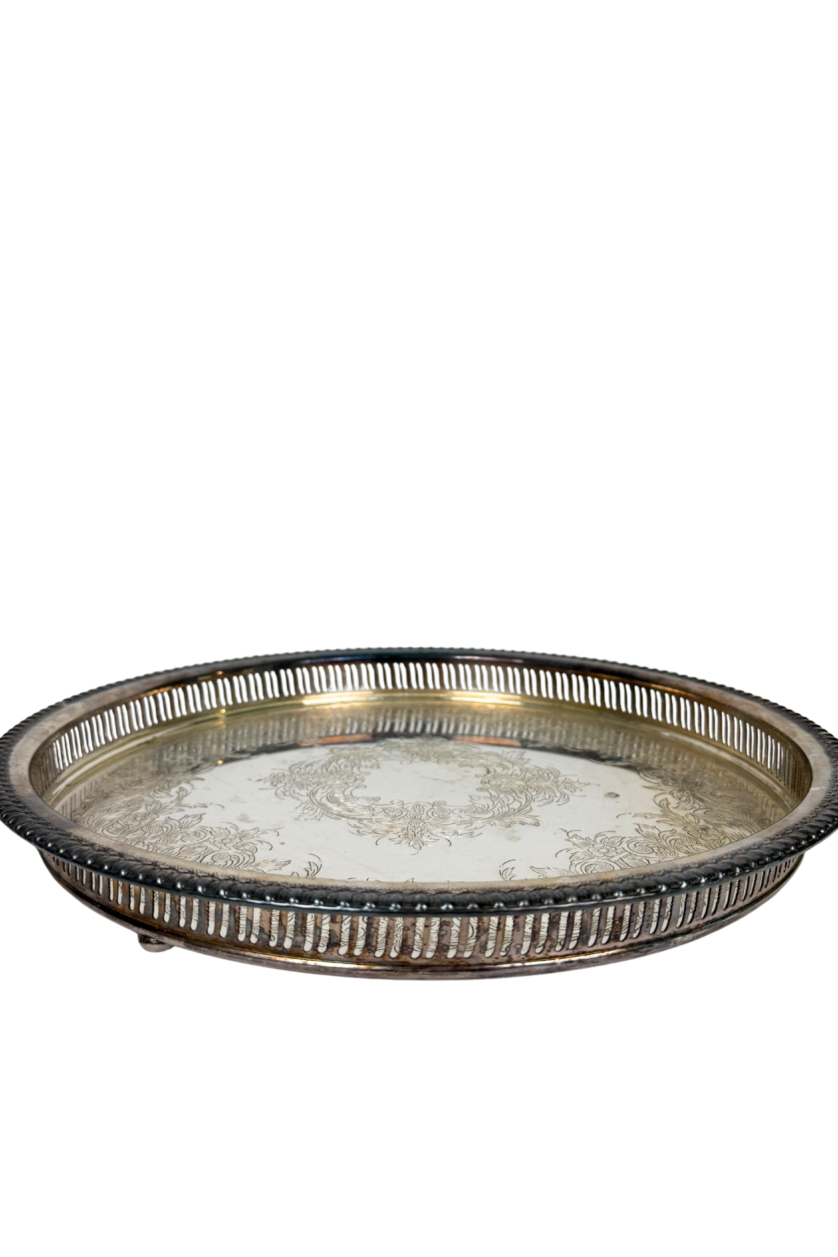 Vintage Silver Plated Gallery Trays - Heirloomed