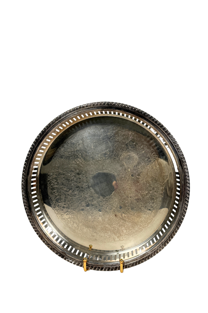 Vintage Silver Plated Gallery Trays - Heirloomed