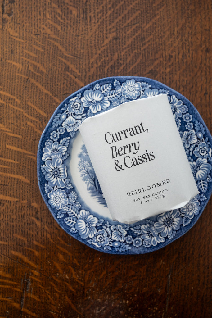 red berry currant candle