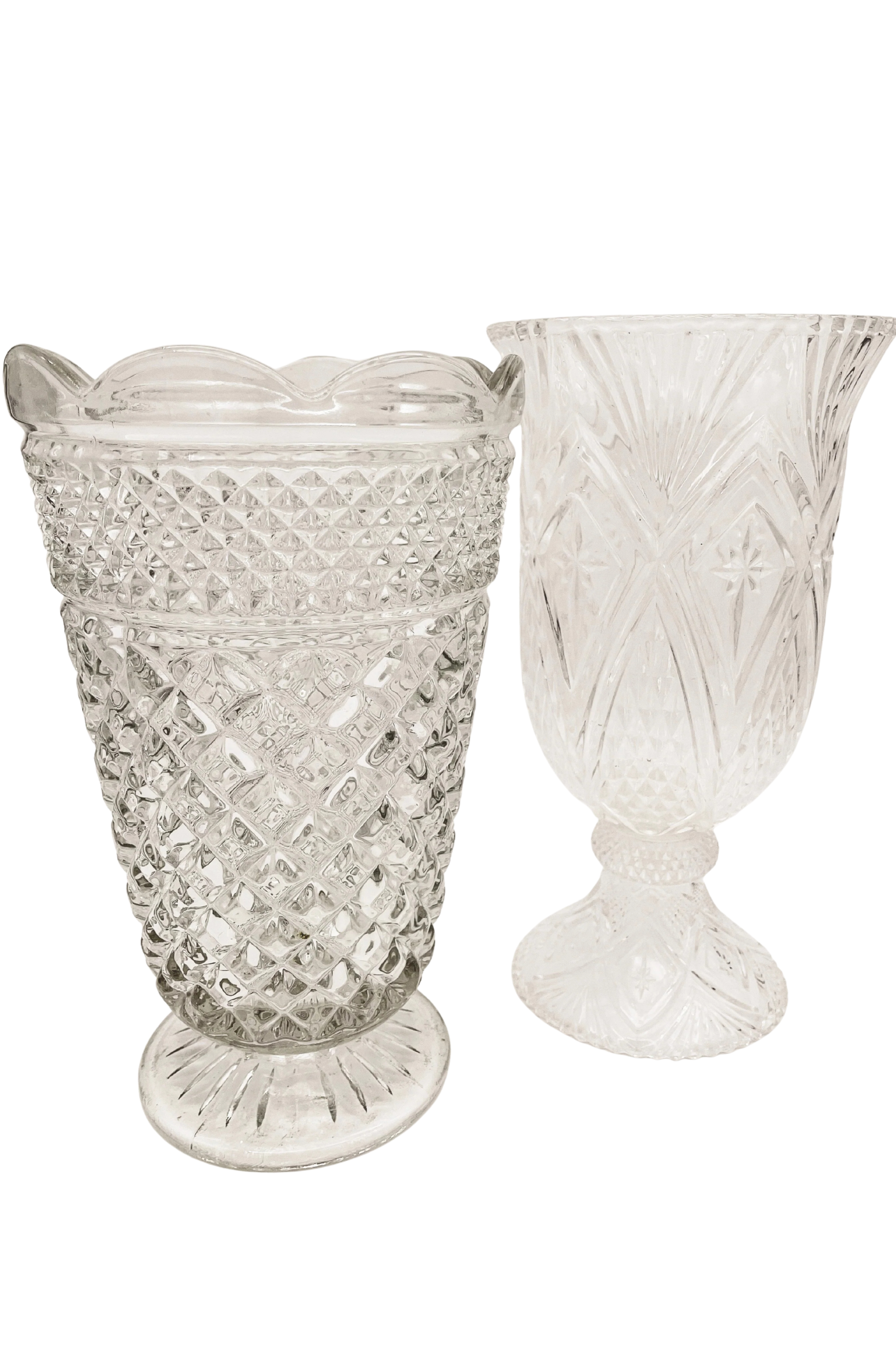 Vintage Glass Vase Medium Vase