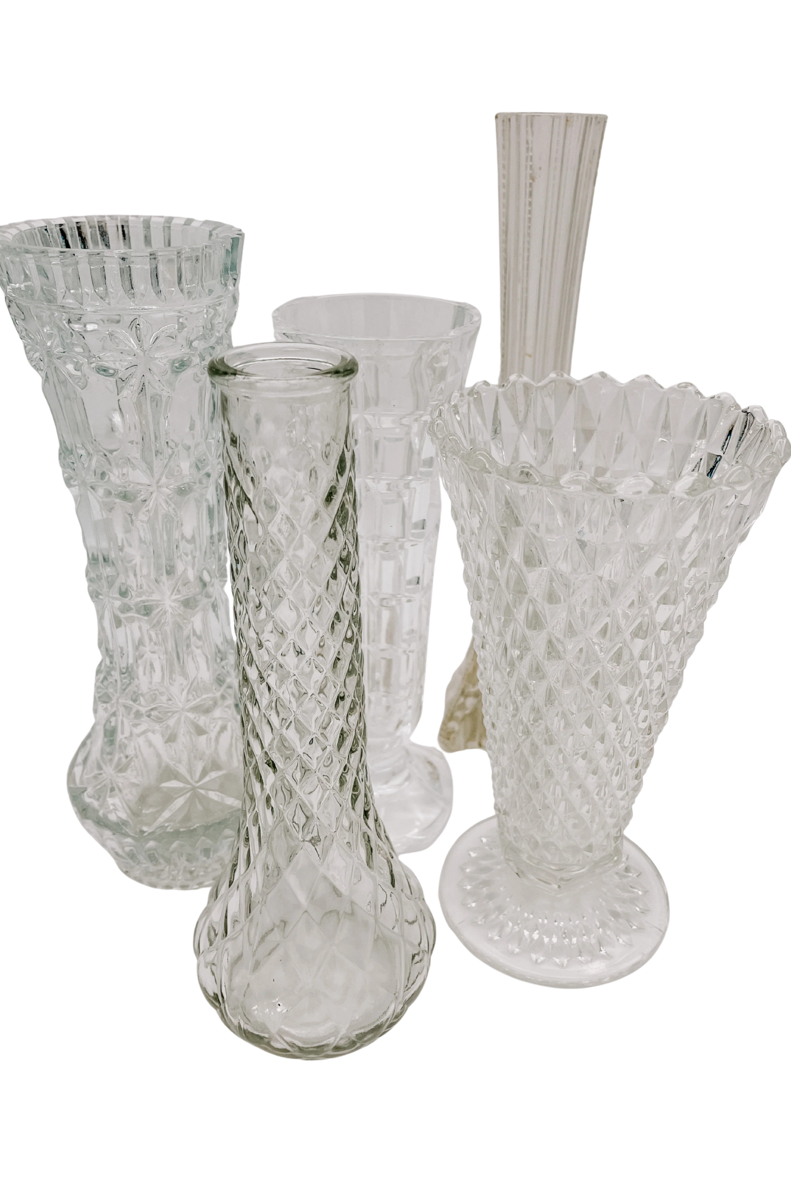 Vintage Glass Vase Medium Vase