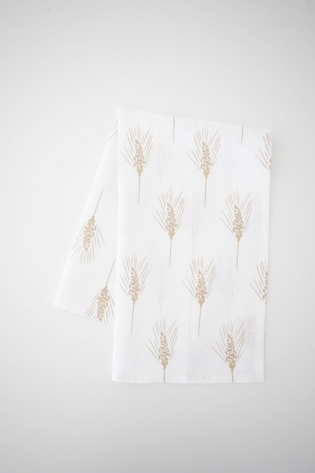 Linen Tea Towels, Earthy Wheat