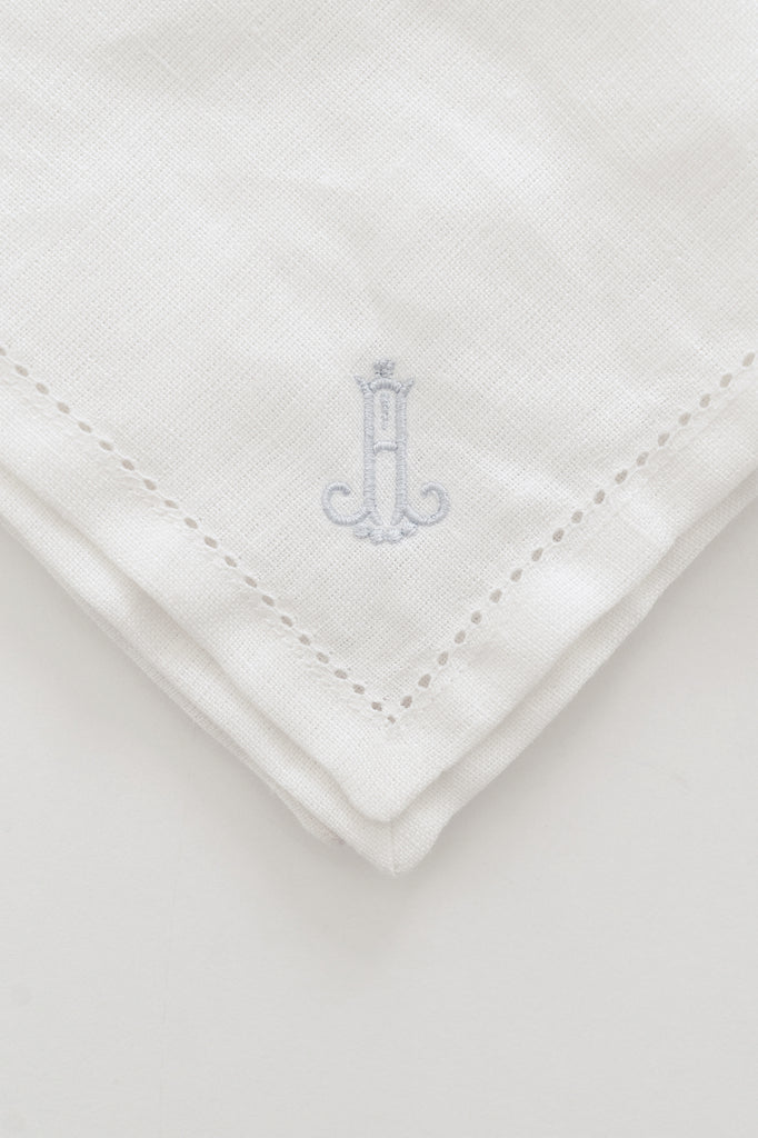 Personalized Linen Handkerchief Gift Set
