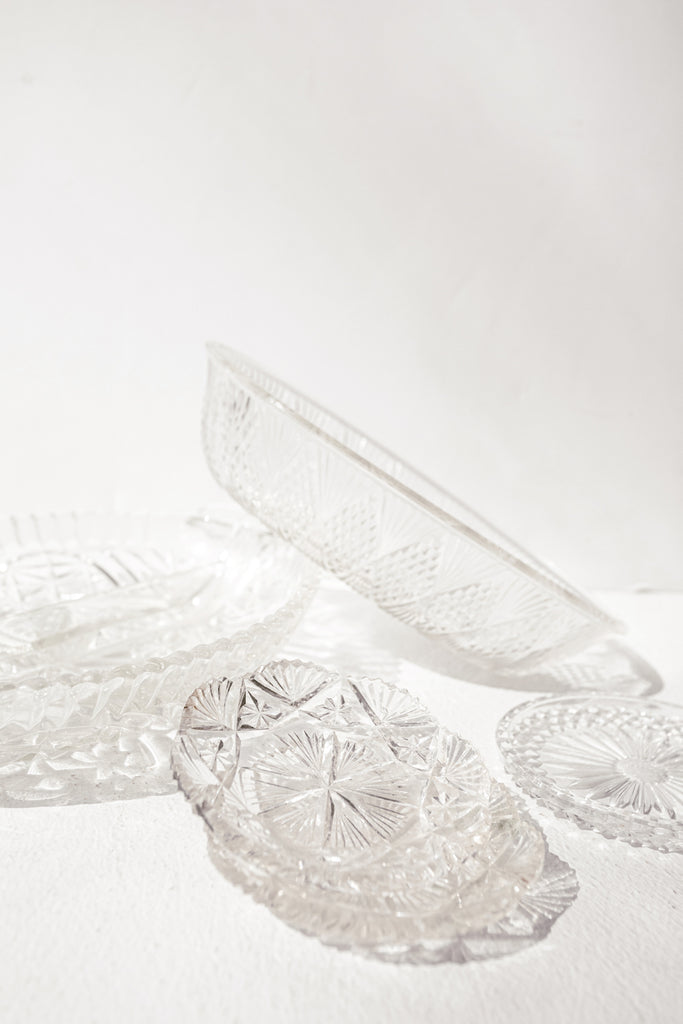 Vintage Glass Trinket Dishes