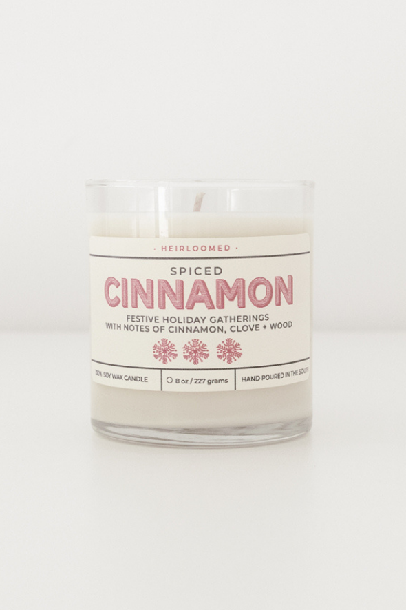 Hand Poured Soy Candle in Cinnamon Stick