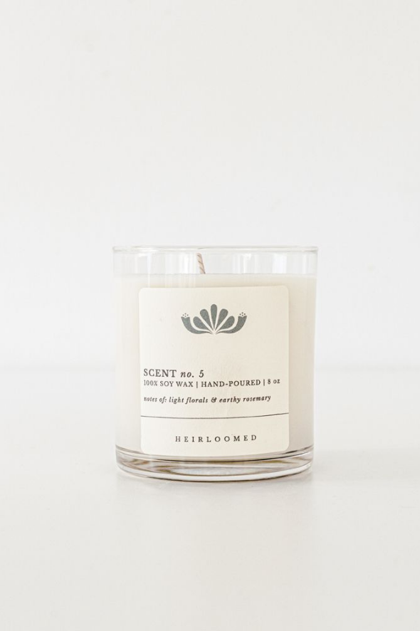 Hand Poured Soy Candle in Archive Scent No. 5