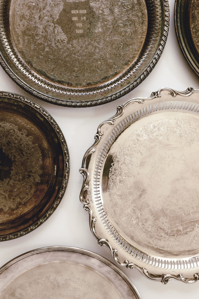 Vintage Silver Plated Trays Heirloomed - Main Image