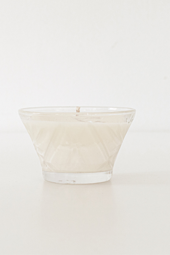 vintage punch glass candles