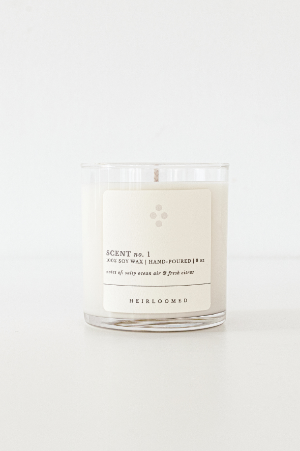 Hand Poured Soy Candle in Archive Scent No. 1