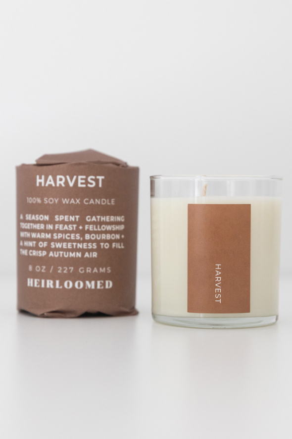 Hand Poured Fall Candle In Harvest