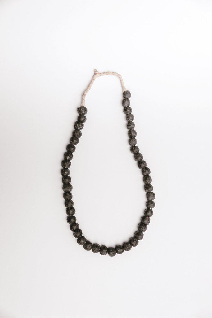 Market Sourced Glass Beads (Black)-Heirloomed