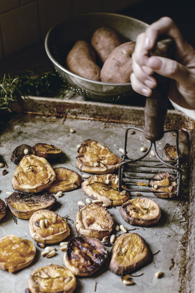 Vintage Wooden Handle Potato Masher